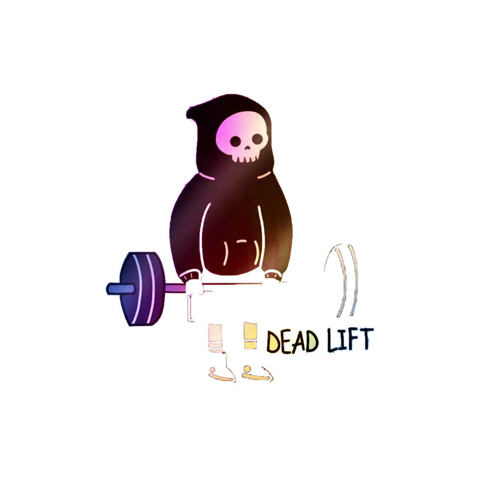 Dead Lift Holographic Sticker